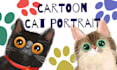 make cute cat portraits