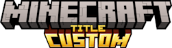 a custom minecraft title