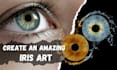 create an amazing unique iris art for you