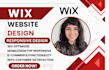 build wix website design wix website redesign wix ecommerce website design
