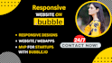 build bubble io website and app and bubble io mvp and  saas