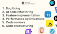 fix python, react, next js, react native, expo, java, kotlin bugs