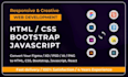be your frontend developer using html, react and bootstrap