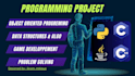 code your c cpp, python, java with sql  dsm projects