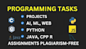 do projects of oop,dsa,daa,and os using python, java, cpp, c