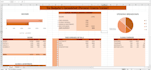 provide a monthly automated budget spreadsheet,  in excel