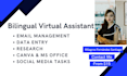 be your reliable bilingual virtual assistant