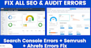 do ahrefs site audit and fix ahrefs site audit report technical SEO errors