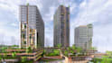 design house exterior model, 3d rendering, walkthrough