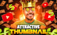 design an attractive youtube thumbnail