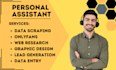 be your personal administrative virtual assistant