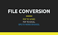convert a PDF into word document