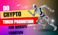 do crypto token promotion and nft marketing on youtube