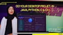 do your python, java, c, cpp with sql db and api integration projects