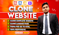copy, clone, duplicate website or landing page using HTML CSS