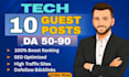 publish article, tech guest post, high da guest post on tech blog