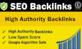 build high quality SEO backlinks google top ranking