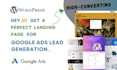 create a responsive landing page for google ads