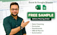expertly do your excel tasks like data entry, cleaning, formula, lookup, match
