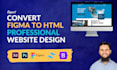 convert figma PDF to HTML5 CSS tailwindcss or bootstrap