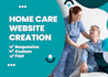 create a home care website