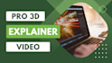 create 3d professional animation explainer video