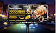 do yard and billboard designing for restaurant