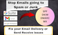 fix g suite dns records spf, dkim, mx or email delivery