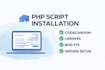 install codecanyon PHP script, laravel website setup and fix errors on server