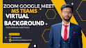 create virtual zoom and ms teams virtual background