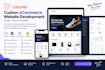 build a modern laravel ecommerce website with admin panel
