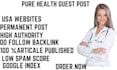 do health guest post with dofollow backlink