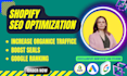 do complete shopify website SEO for google  top  page ranking