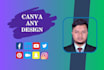 design social media  and canva templates