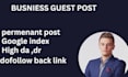 do busniess guest post with dofollow backlink