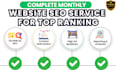 complete monthly SEO service to boost website ranking white hat optimization