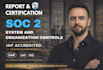 provide the soc 2 report and certificate