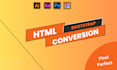 convert figma to html, psd to css bootstrap, sketch to html
