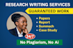 do research and summary writing, report writing, and case study in apa and mla