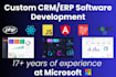 be ai software developer for custom CRM, web application, website and web portal