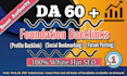 do foundation backlinks social bookmarking, profile and forum posting high da90