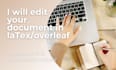 edit your latex document on overleaf, 1000 articles edited