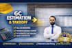 do construction estimate material takeoff cost estimation