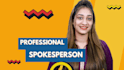 be your professional female video spokesperson