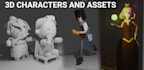 create stylised 3d characters or assets for you