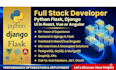 develop full stack web applications using python django and react