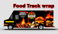 do create a food truck design, car wrap, truck wrap, vehicle wrap, food truck