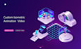 create a custom isometric 2d animation with big discount