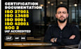 provide iaf accredited iso  27001, 13485, 9001 , 42001 , soc 2 certifications