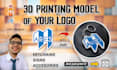 convert your logo or design into a 3d printing model
